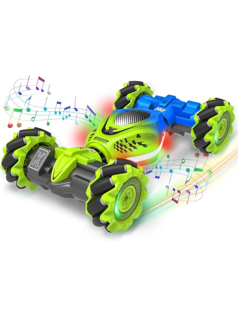 Gesture Sensing RC Stunt Car - 4WD Hand-Controlled Offroad Toy for Kids 6-12